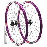 【Ultraligero y resistente】El juego de ruedas MTB fabricado con llanta de aleación de aluminio de alta resistencia, válvula Presta de 6,5 mm y protectores de neumáticos, logra el equilibrio perfecto entre peso mínimo y gran durabilidad.