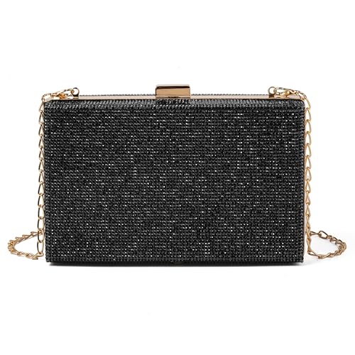 Image of Women Retro Crossbody Bag Rhinestone Fun Unique Evening Clutch Purses for Women