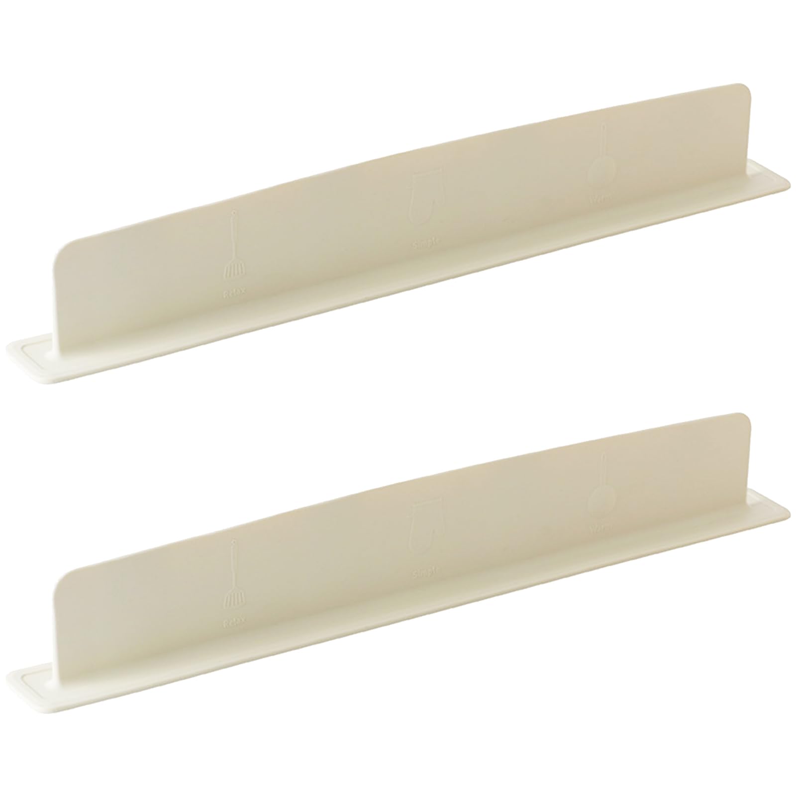 FACAILUO 2 Pack Kitchen Bathroom Sink Splash Guard Soft Silicone Splash Guard