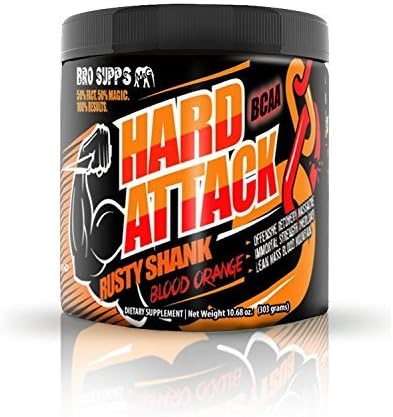 Hard Attack BCAA by DOM MAZZETTI - Rusty Shank Blood Orange Flavor