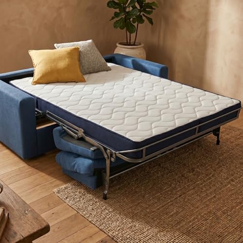 Nuvole di Sonno - Matelas Giove pour canapé lit à Rabat en Mousse d'eau H 14 Ergonomique,...