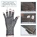 Pnrskter Arthritis Gloves,New Material, Compression for Arthritis Pain Relief Rheumatoid Osteoarthritis and Carpal Tunnel, Premium Compression & Fingerless Gloves (Dark Gray, S)