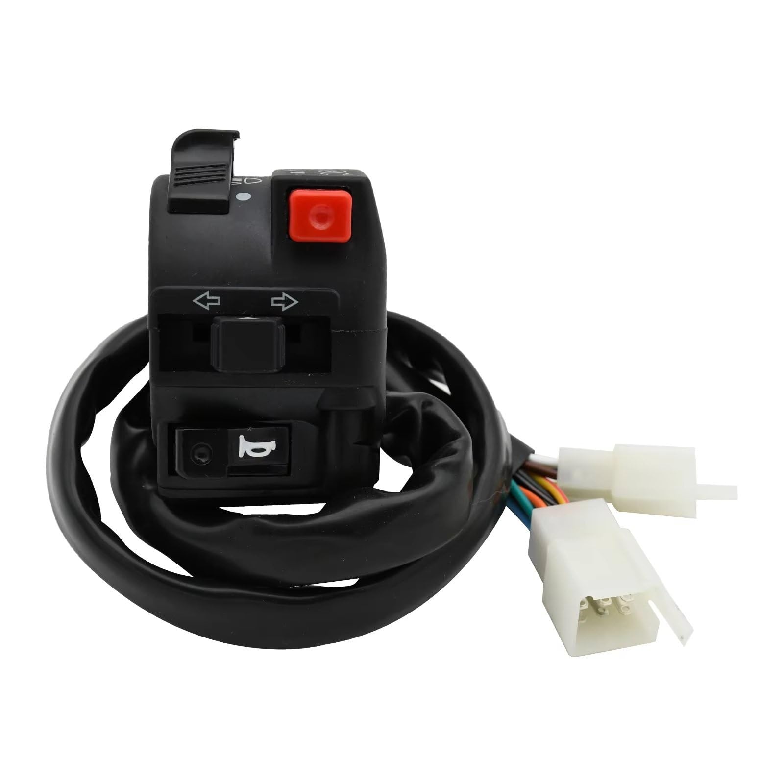 Interruttori Multifunzionali Per Moto Interruttore Dell'indicatore Degli Indicatori Direzione Del Clacson Universale Pulsante Della Luce Lontano Vicino Comando Manubrio(Switch)