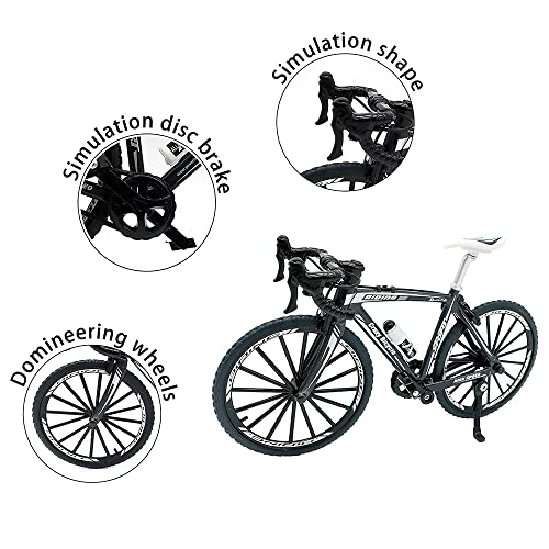 Jiahuade Mini Toy BMX Finger Bike, Miniature Metal Mountain Bicycle Model (I), 12 x 10 x 3 cm - Image 3