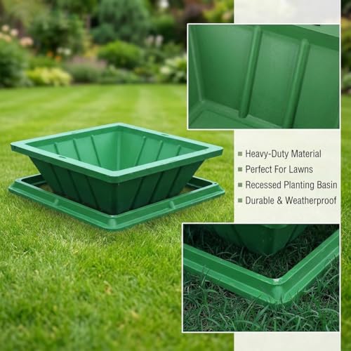 Couvercle regard pelouse 70x70cm pour aménagement jardin net