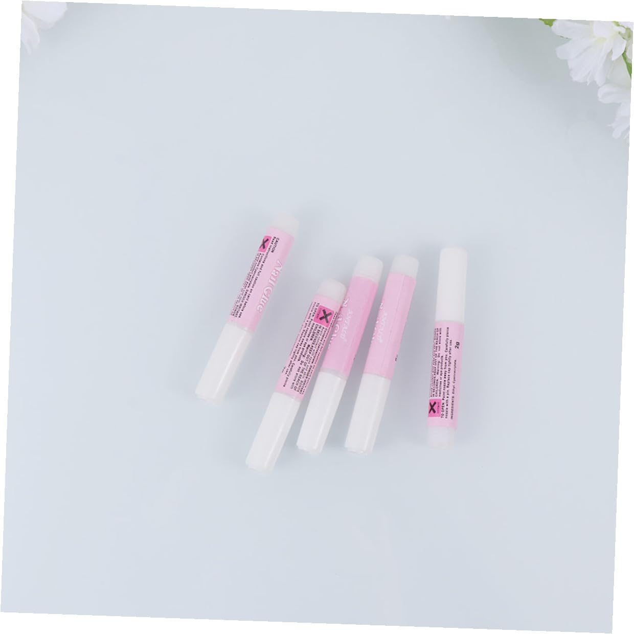 3 Series Adhesivo Para Postizas De Manicura De Secado Para Decoraciones Casa 25 Piezas*3