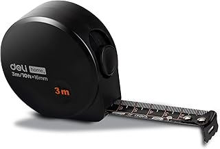 deli Tape Measure 10ft/3m, Easy Read Small Measuring Tape Retractable Mini Tape Measure with Metric/Inch,Minimalist Design by deli Home Series