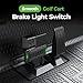 10L0L Universal Golf Cart Brake Light Switch Pad - Compatible with Yamaha G14 G16 G19 G22 G29/Drive, EZGO TXT RXV, Club Car DS Precedent - Replacement Brake Pedal Switch for 12V/36V/48V Carts