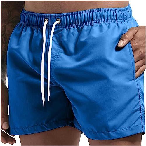 Mens Swim Trunks Quick Dry Swimming Shorts 7 Inch with Mesh Lining for Swimwear Summer Bathing Suits with Pockets