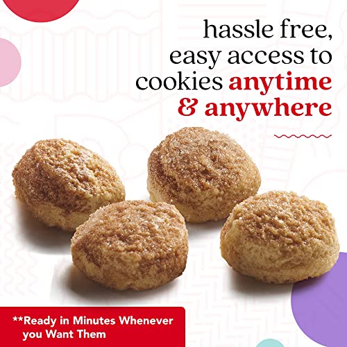 David's Cookies Snickerdoodle & Snickerdoodle Preformed Frozen Cookie Dough - Ready To Bake Cookies - Easy To Bake - Great For Sharing While Watching The Superbowl (96 Pcs) #TOP3