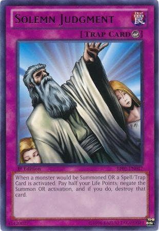 YU-GI-OH! - Solemn Judgment (BP01-EN047) - Battle Pack: Epic Dawn - Unlimited Edition - Rare