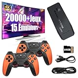 Processeur Quad Core & Recherche de Jeux : Cette console de jeux rétro est équipée d'un processeur quadricœur, conçu pour offrir des performances de jeu fluides. Vous pouvez facilement rechercher et marquer vos jeux favoris — appuyez sur R1 ou R2 pour ouvrir le menu principal et utiliser la fonction de recherche; SELECT+START pour les paramètres (pause, sauvegarde, chargement, sortie). Adieu la répétition des niveaux difficiles — profitez d'une expérience de jeu rétro et sans interruption
