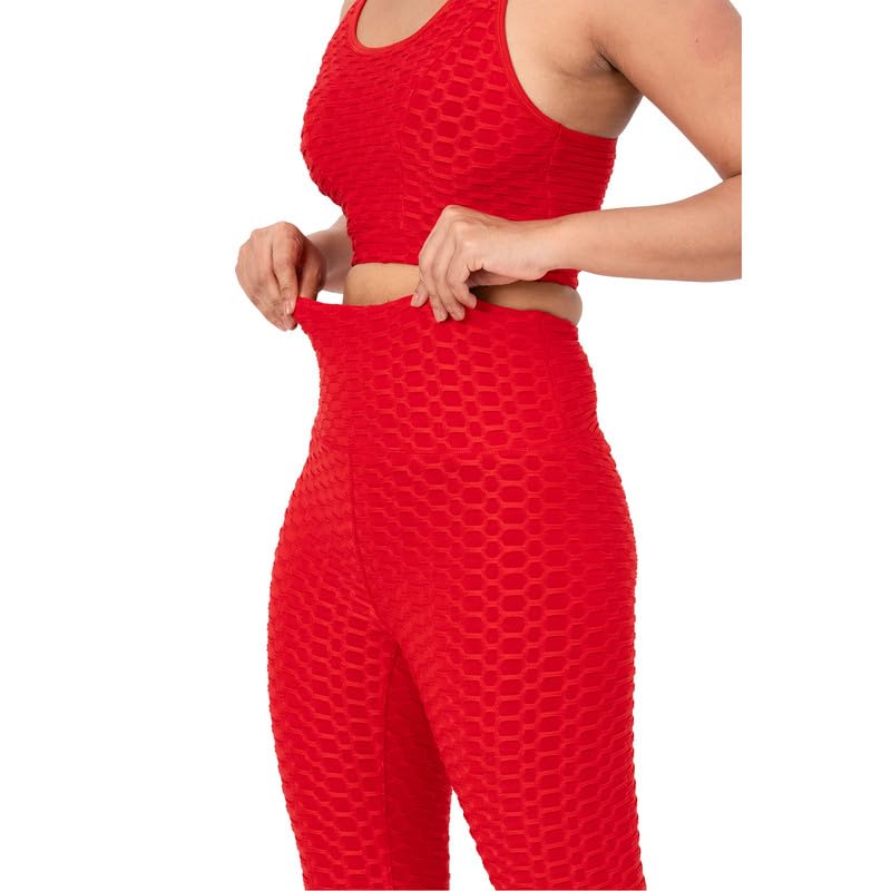 Image of Anti-Cellulite | Squat-Proof | Workout Leggings for Women| 4-Way Stretch | Women Sports Wear | Anti Slip | Active Wear for Women | Sports Leggings