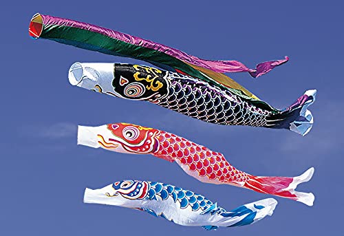 Amazon | こいのぼり 錦鯉 ワタナベ 鯉のぼり 庭園用 4m 6点セット 綾