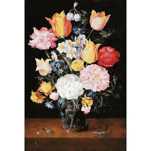 Impression giclée Bouquet de fleurs dans un vase en verre ARTICULOZY