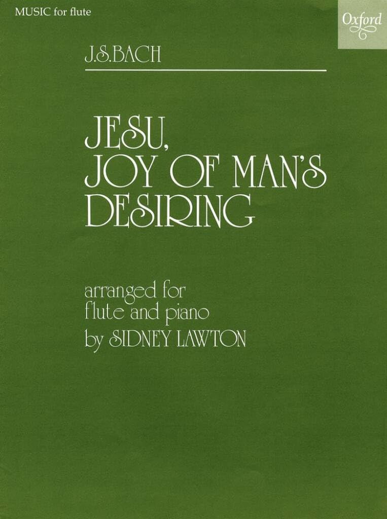 Jesu, Joy of Man's Desiring: Flute and piano