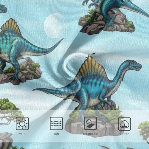 Kids Underwear, Blue Dinosaurs Toddler Panties, Girls Cotton Underwear, 2T–8 Years3