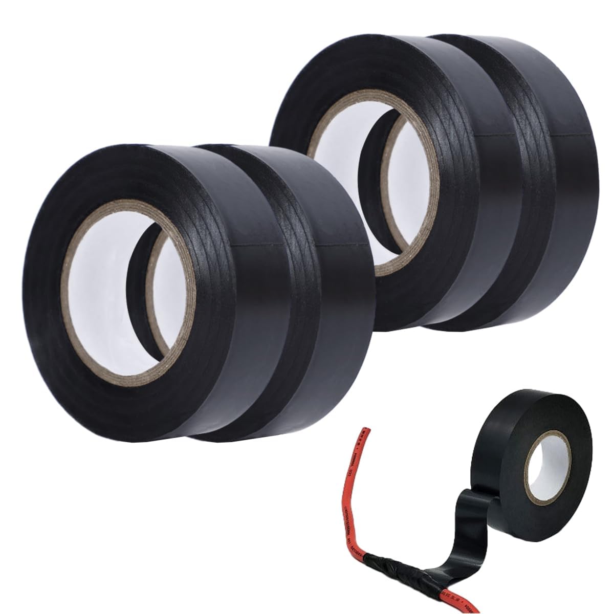 1 Roll Self Amalgamating Tape Black Waterproof Electrical Tape Rubber