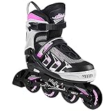 Hikole Roller Adult Blades for Women and Men Inline Skates, Adjustable Outdoor Inline Skates, Breathable Adult Female Roller Fitness Blades