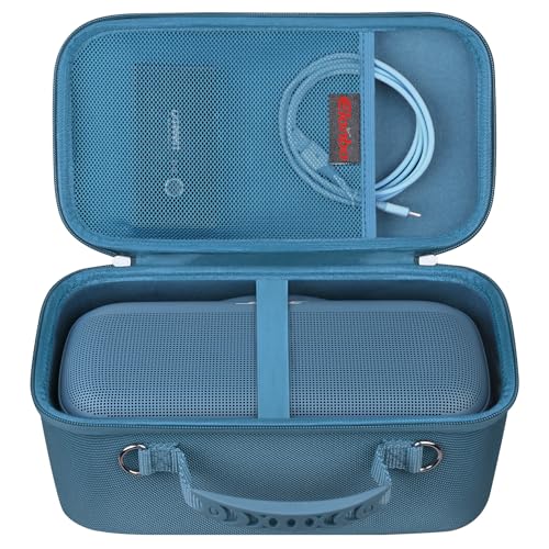 Sac Bose SoundLink Max Elonbo bleu avec poche pour câble USB et chargeur