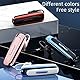Drahtloses Bluetooth Headset, Freisprech Bluetooth Ohrhörer, E1 Bluetooth Freisprecheinrichtung Business Headset kabelloser Stereo Kopfhörer für sicheres Fahren und Laufen(schwarz blau)