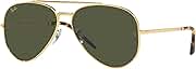 Ray-Ban Unisex Rb3625 New Aviator Aviator Sunglasses