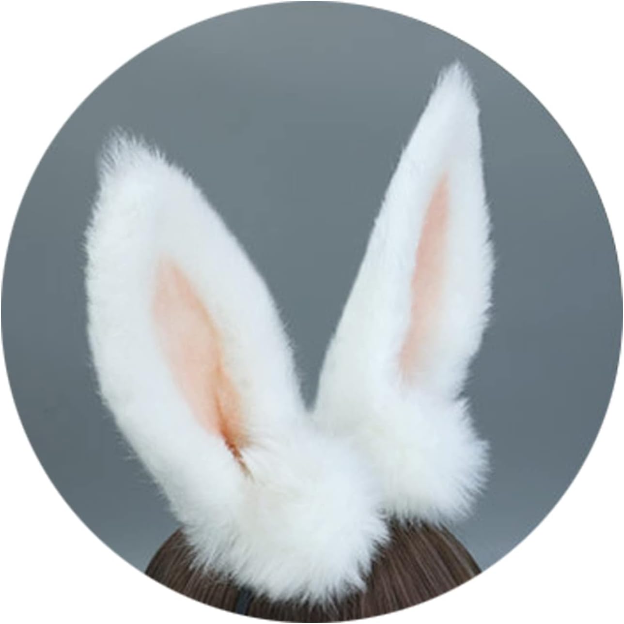 Faylay Bunny Ear Women Rabbit Animal Ears Furry Headband Party Accessories - Image 4