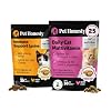 Cat Multivitamins + Immune Support Lysine Dual Texture Chew Supplement Bundle – Supports Overall Immune Health, Joints, Skin & Coat, and Cat Allergy Relief – Sneezing, Runny Nose