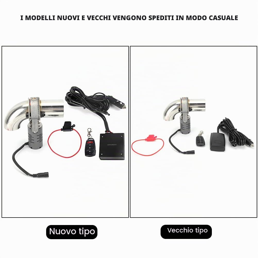 Valvola di Ritaglio di Scarico Elettrica, Valvola di Scarico Elettrica del Silenziatore della Valvola di Scarico in Acciaio Inossidabile con Telecomando