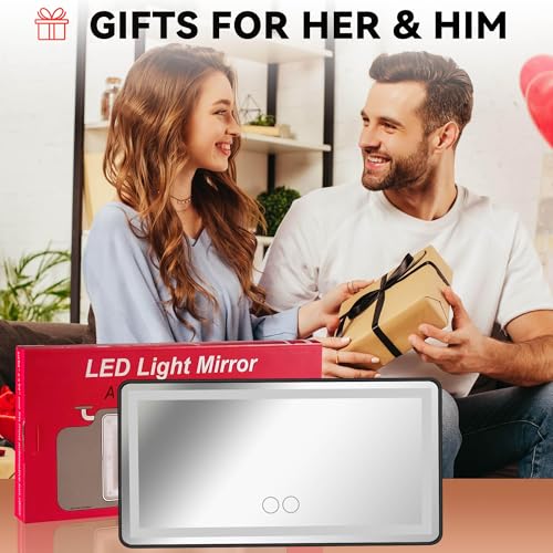 Feisate 車用サンバイザー LEDメイクミラー