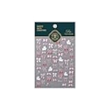 Small Cute Sticker 3D Relief Design Decals for iPhone 17PRO/17PROMAX Cell Phone Screen Lens,for NintendSwitch Game Controllers，Scrapbooking Laptop Diary Planner Collage DIY TS38-48 (Bow)