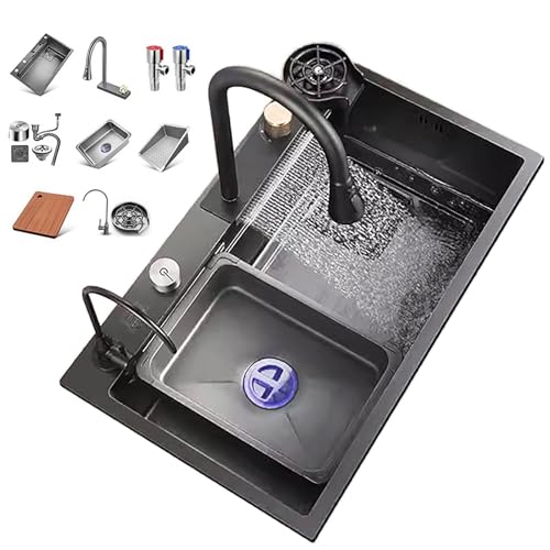 Integrated Sink Handmade Kitchen Sink Stainless Steel Dishwashing Sink Kitchen