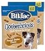Bil-Jac Gooberlicious Soft Treats for Dogs - Puppy Training Treat Rewards, 10oz Resealable Double Zipper Pouch, Peanut Butter Flavor Chicken Liver Dog Treats (2-Pack)