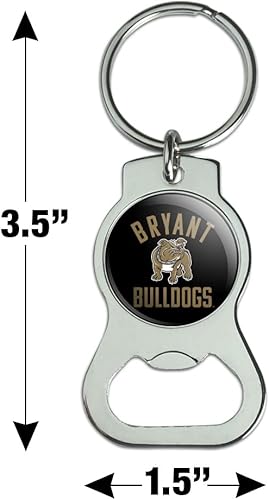 Miniatura 3 de Graphics and More Bryant University Official Logo Keychain with Bottle Cap Opener