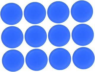 Kisangel Pás E Empurradores De Hóquei No Ar 20 Peças Peças De Hóquei No Gelo Pás De Hóquei Acessórios De Ar Discos De Hóquei No Ar Acessórios Para Suspensão A Ar Putter Apêndice De Ar Azul