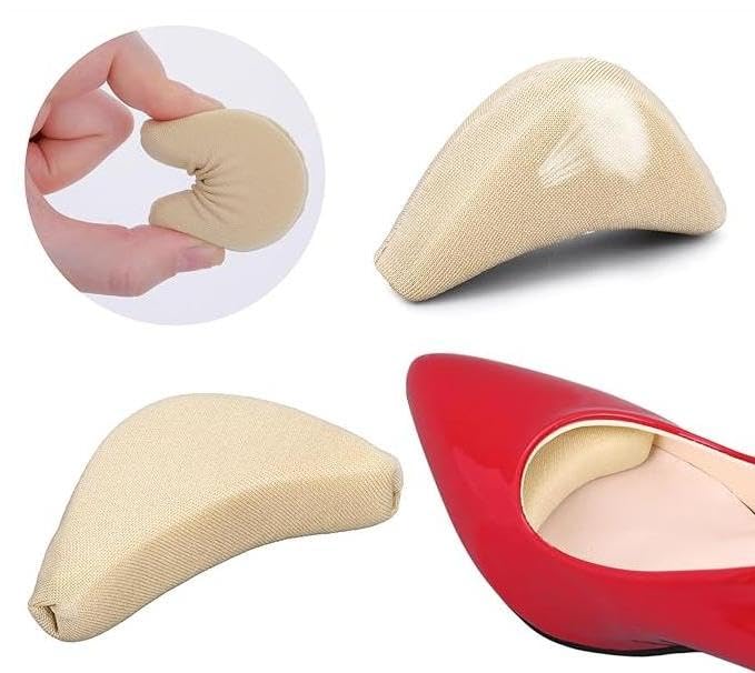 2 pares de rellenos ajustables de espuma para zapatos miniatura 5