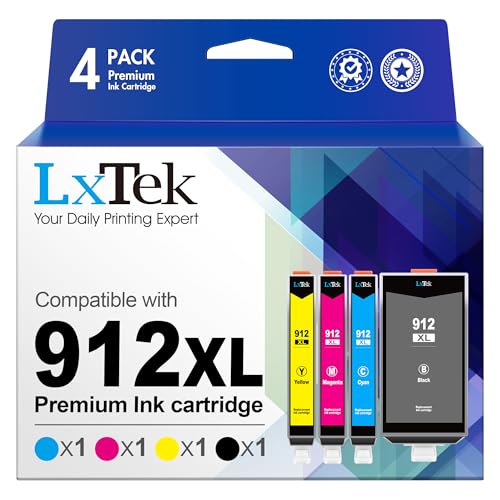 Cartouche HP 912 XL pack de 4 résout les problèmes de texte flou sur Officejet Pro 8024