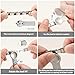 ITingstere Italian Charms Bracelet Sets with 1Pcs Red Starter Brascelet,10Pcs Charms and Opening Tools,9mm Italian Modular Charm Bracelet Link