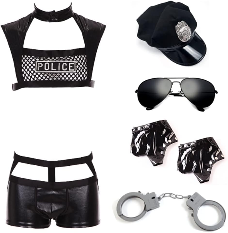 Men's Sexy Uniforms Temptation Bar Nightclub Role Performance Clothing Sexy Lingerie