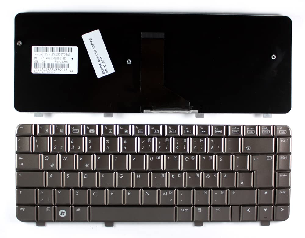 Clavier rechange HP Pavilion DV4-1027TX finition café robuste - 2