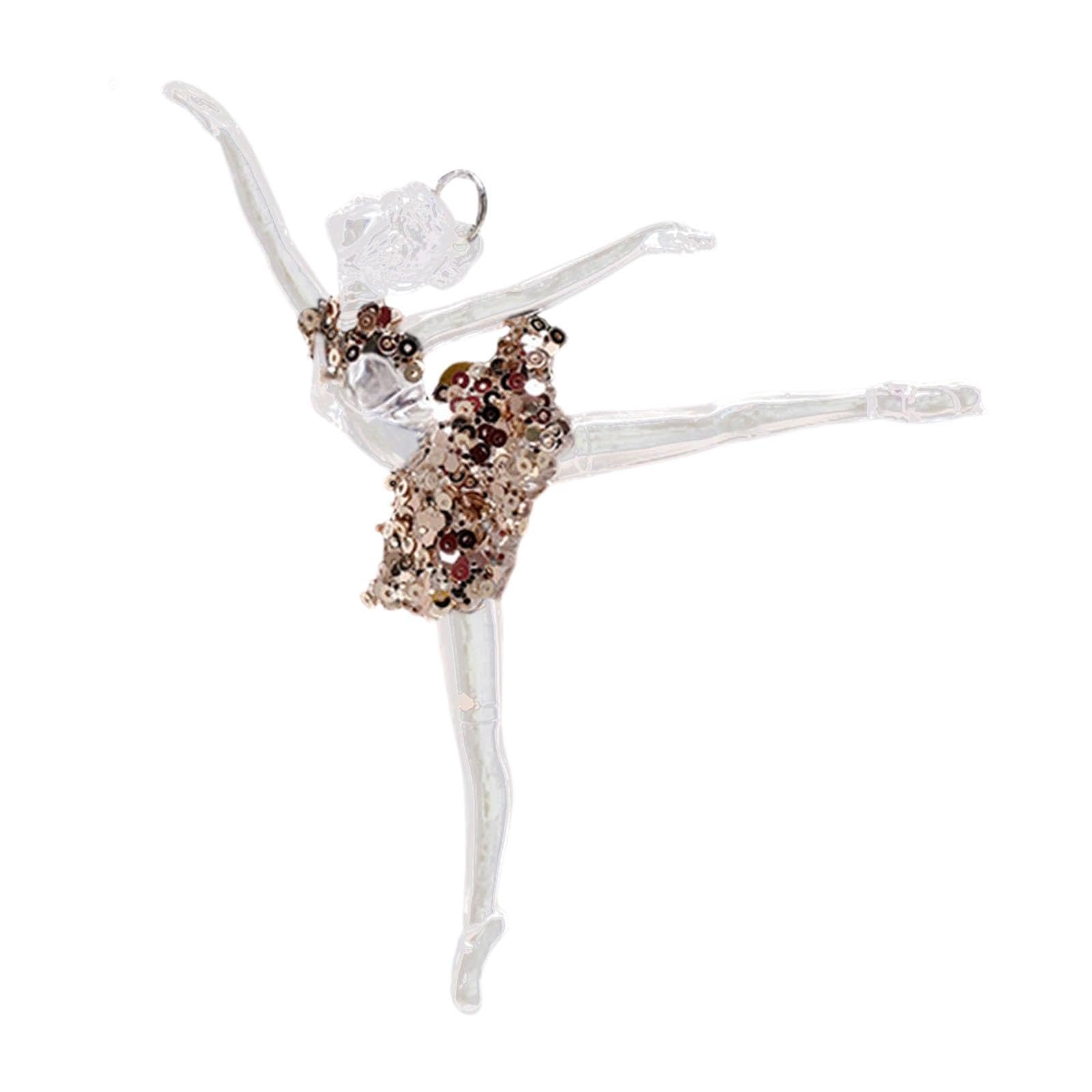 Suspension ballet de Noël incassable en acrylique pour protéger votre sapin des chutes