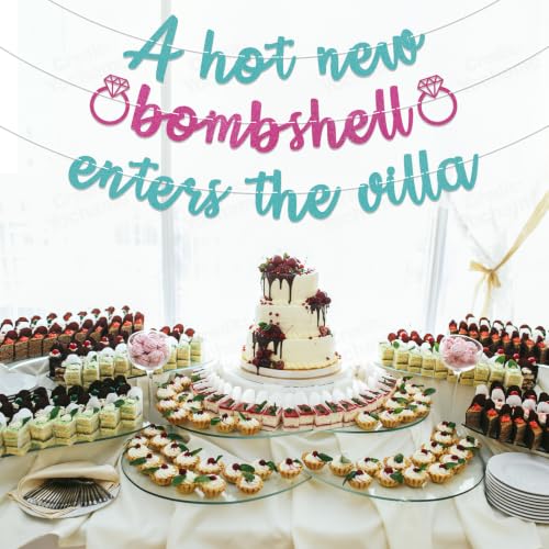 Image of A Hot New Bombshell Enters the Villa Banner Bachelorette Party Decorations