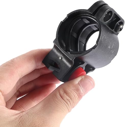 Miniatura 8 de Leadigol Abrazadera de plástico de la abrazadera de la cerradura, 2.6x1.4 in universal bicicleta MTB accesorios U bloqueo fijo tipo circular cable