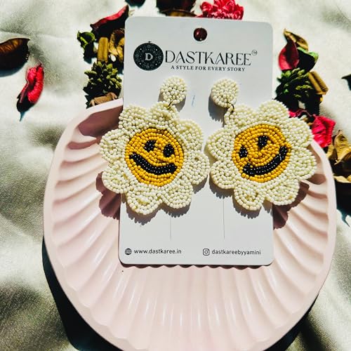 Keep Smiling Beaded Earring