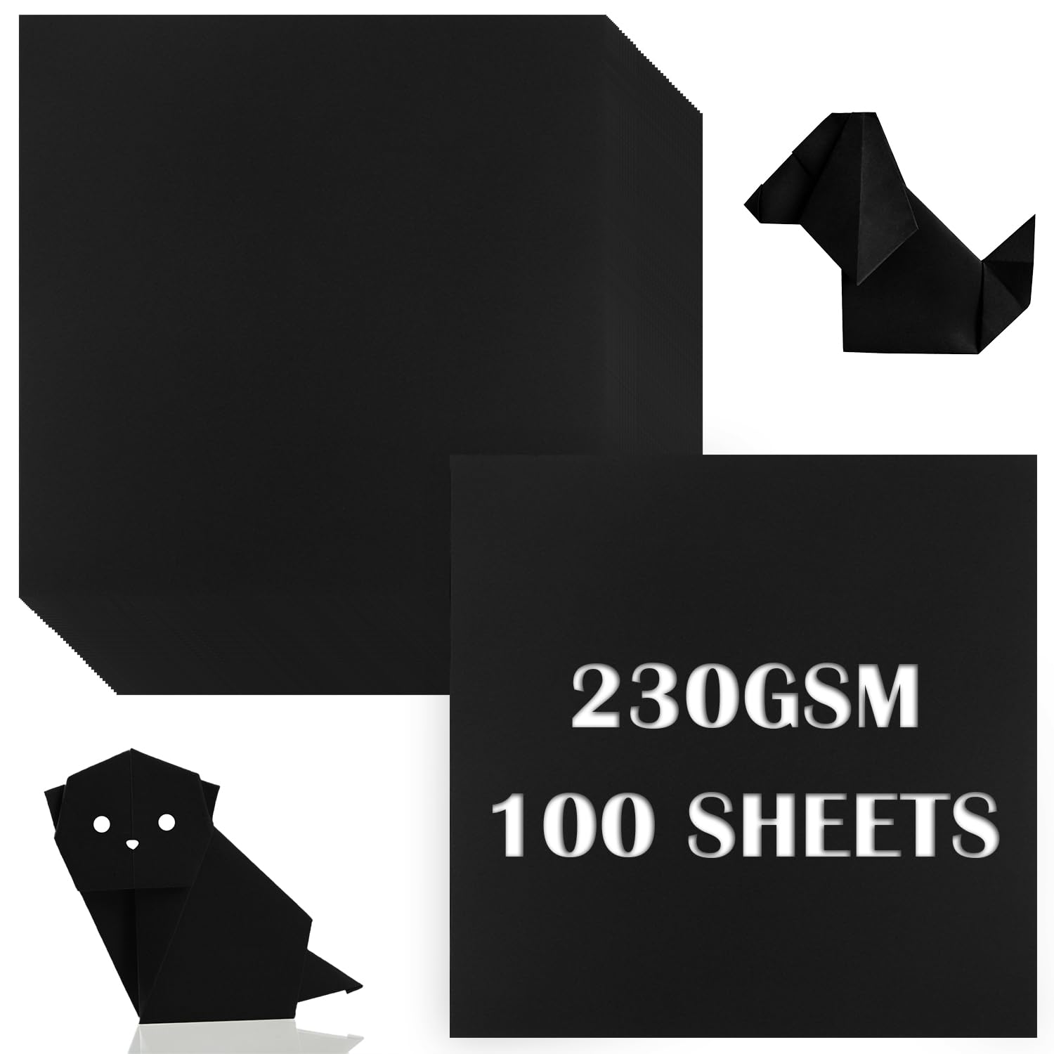 Papel de cartulina para álbumes de recortes, paquete de 100 unidades de papel pesado de 230 g/m² para hacer tarjetas y Cricut, papel creativo de 11.4 x 11.4 pulgadas de grosor para álbumes de recortes