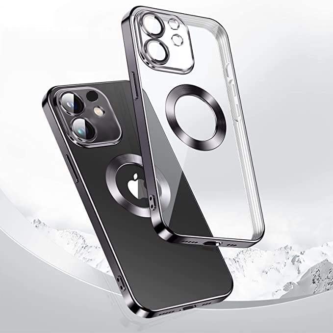 MOBITUSSION Premium Clear Shell Case with Covered Camera Lens