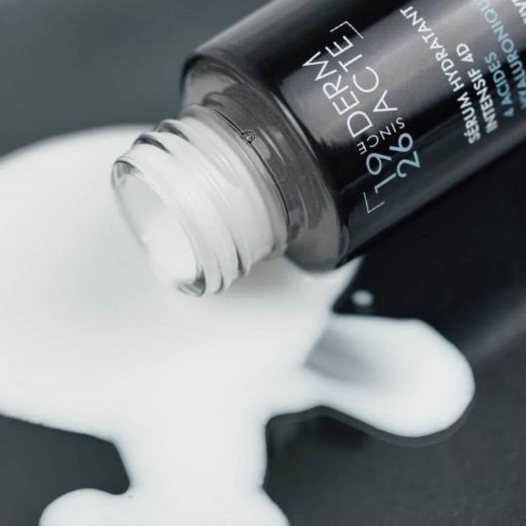 Academie Derm Acte Serum Hydratant Intensif 4D, 30 ml | Sérum hialurónico con 4 ácidos hialurónicos y vitamina B5 para una hidratación intensa y una piel más suave.