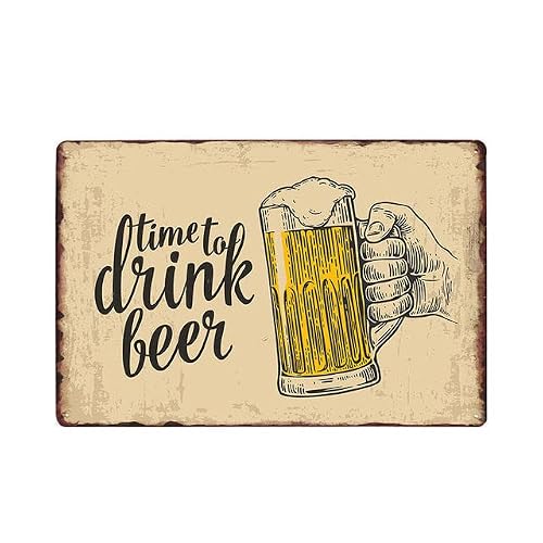 Beer Sign - Metal Tin Sign Retro Vintage Plaque