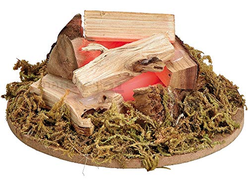 matches21 Großes Holz Lagerfeuer LED Feuer Beleuchtung Feuerstelle...