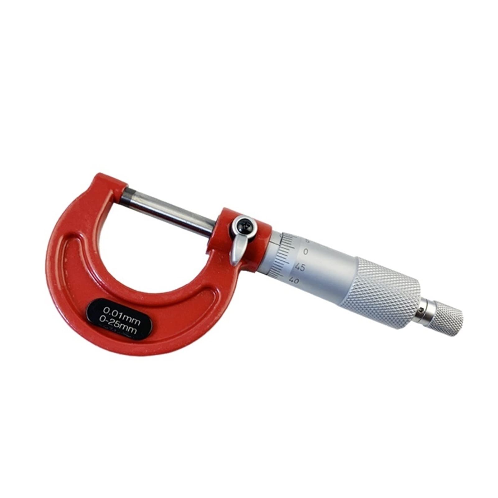 Mikrometr, 0-25mm-50mm-75mm-100mm z mikrometrem zewnętrznym Zestaw normami Ratchet Stop 0-100mm Zakres 0.01mm Graduation (4 zestaw)